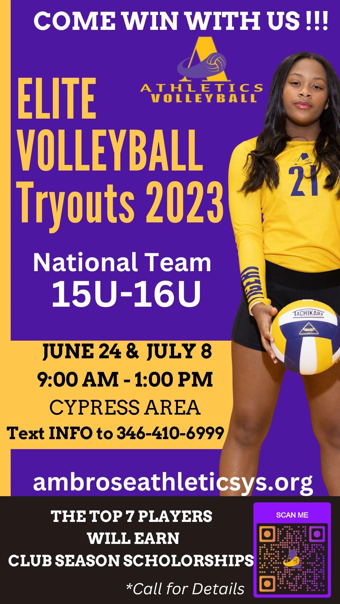 ELITE VOLLEYBALL TRYOUTS 2023 (4hours)